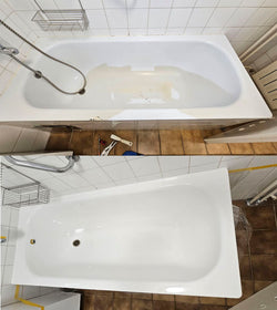 ekopel bathtub coating ivory refinishing resurfacing paint 